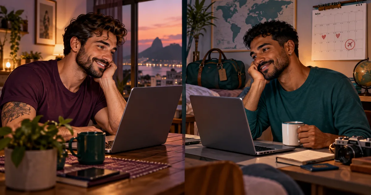 Namoro à distância: acordos digitais antes de fazer planos grandes
